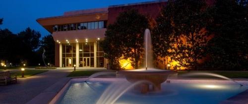 Norton Center for the Arts at night